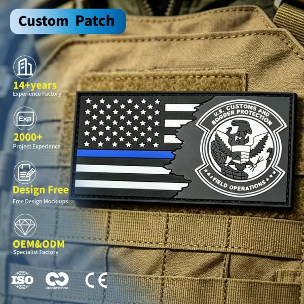 Custom Army PVC Patches