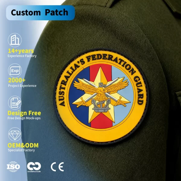 Custom Army PVC Patches