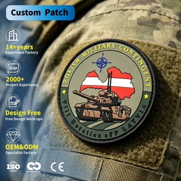 Custom Army PVC Patches