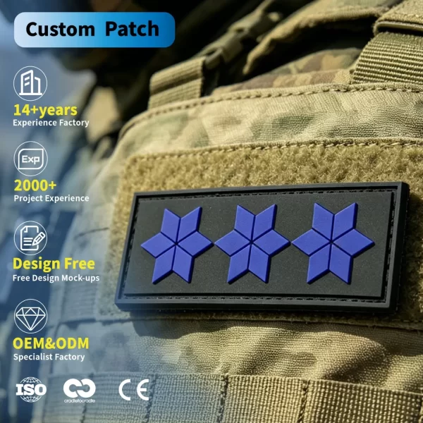 Custom Army PVC Patches