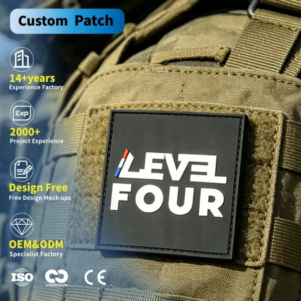Custom Army PVC Patches