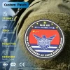 Custom Navy PVC Patches