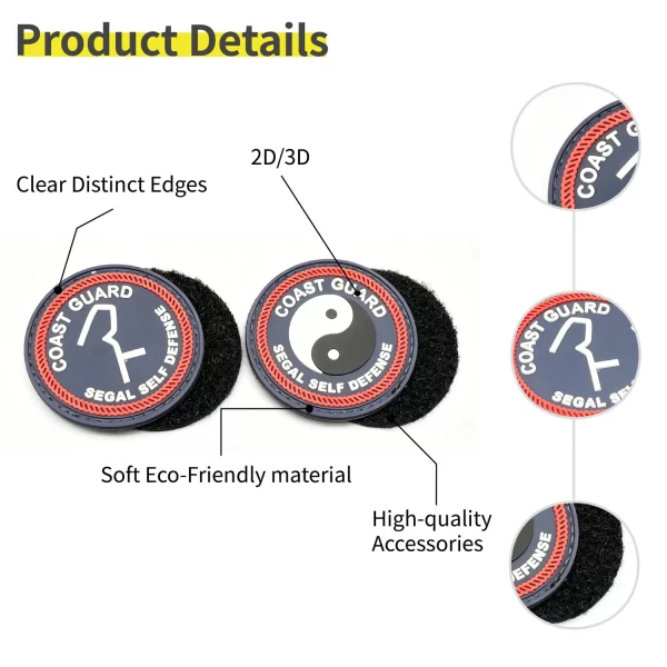Custom Navy PVC Patches Custom Navy PVC Patches