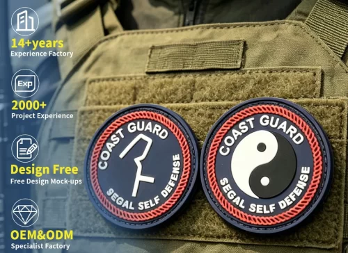 Custom Navy PVC Patches Custom Navy PVC Patches