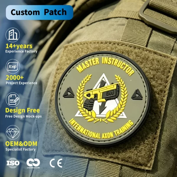 Custom Police Department PVC Patches