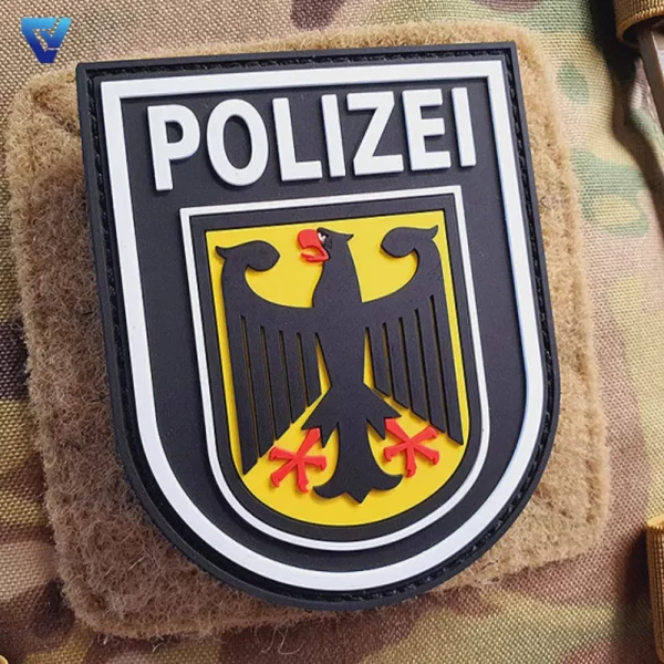 Custom Police Department PVC Patches
