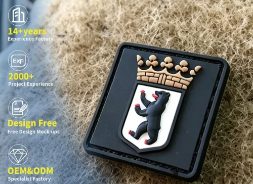 Custom Police Department PVC Patches