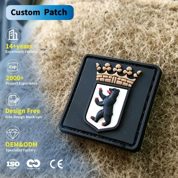 Custom Police Department PVC Patches