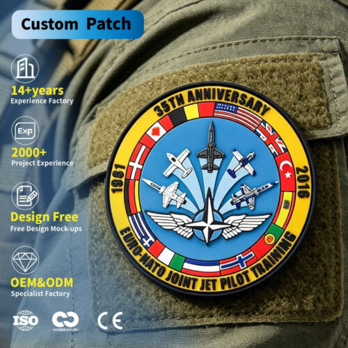 Custom Air Force PVC Patches Custom Air Force PVC Patches