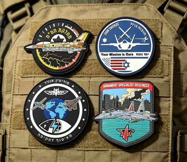 Custom Air Force PVC Patches