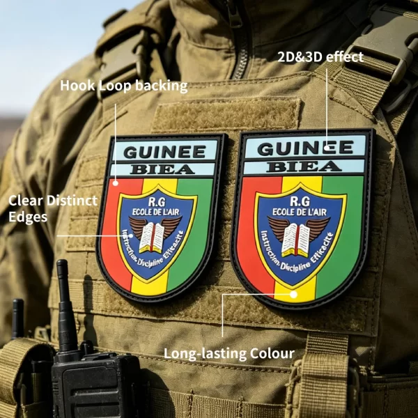 Custom Air Force PVC Patches