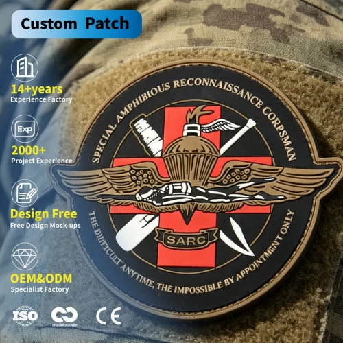 Custom Army PVC Patches Custom Army PVC Patches