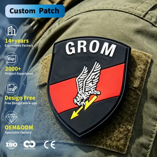 Custom Army PVC Patches Custom Army PVC Patches