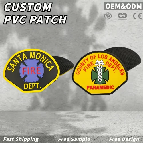 Fire Department PVC Patches Fire Department PVC Patches