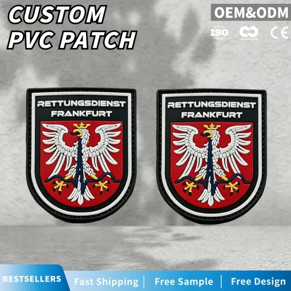 Fire Department PVC Patches Fire Department PVC Patches
