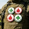 Fire Department PVC Patches Fire Department PVC Patches