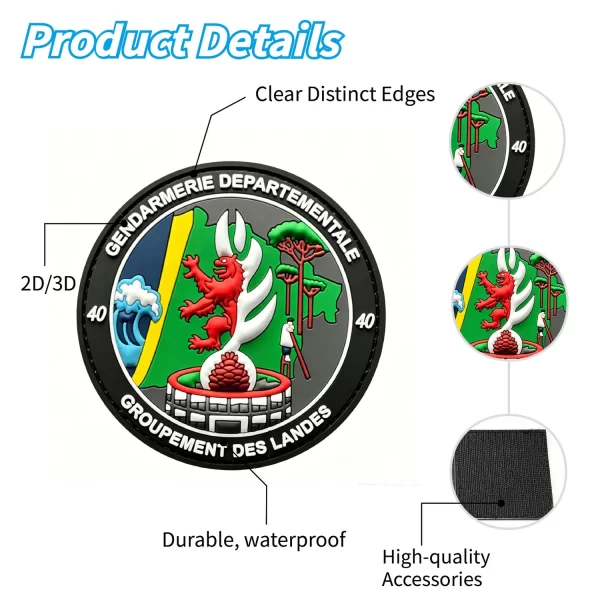 Custom Police Department PVC Patches Custom Police Department PVC Patches