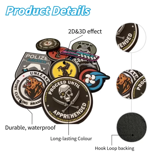 Police Department PVC Patches Police Department PVC Patches