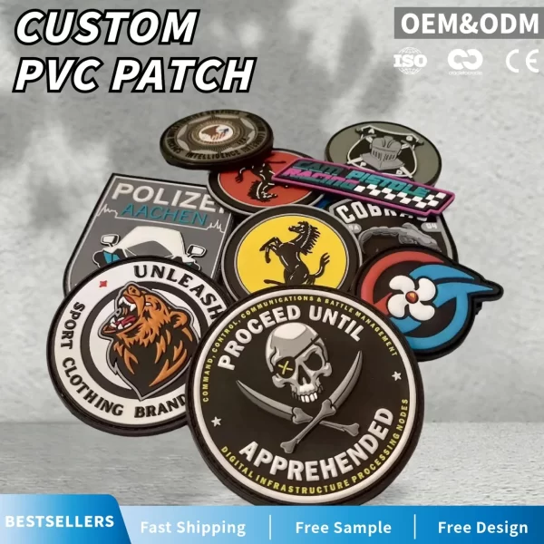 Police Department PVC Patches Police Department PVC Patches