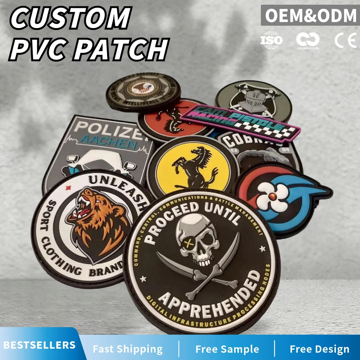 Police Department PVC Patches Police Department PVC Patches
