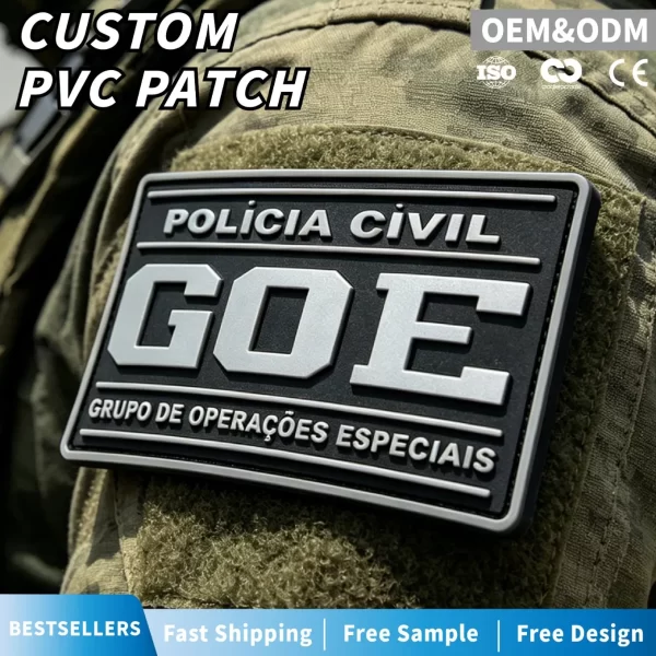 Police Department PVC Patches