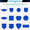 Factory Custom 3D PVC Rubber Patches OEM Badge Sew-on Backing Patch Waterproof Soft for Uniform