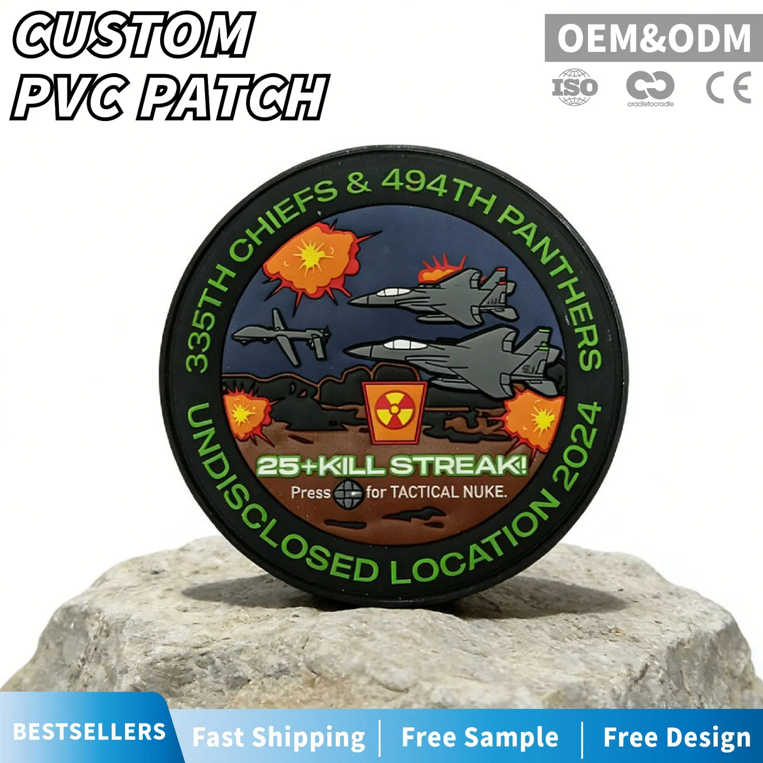 Air Force PVC Patches