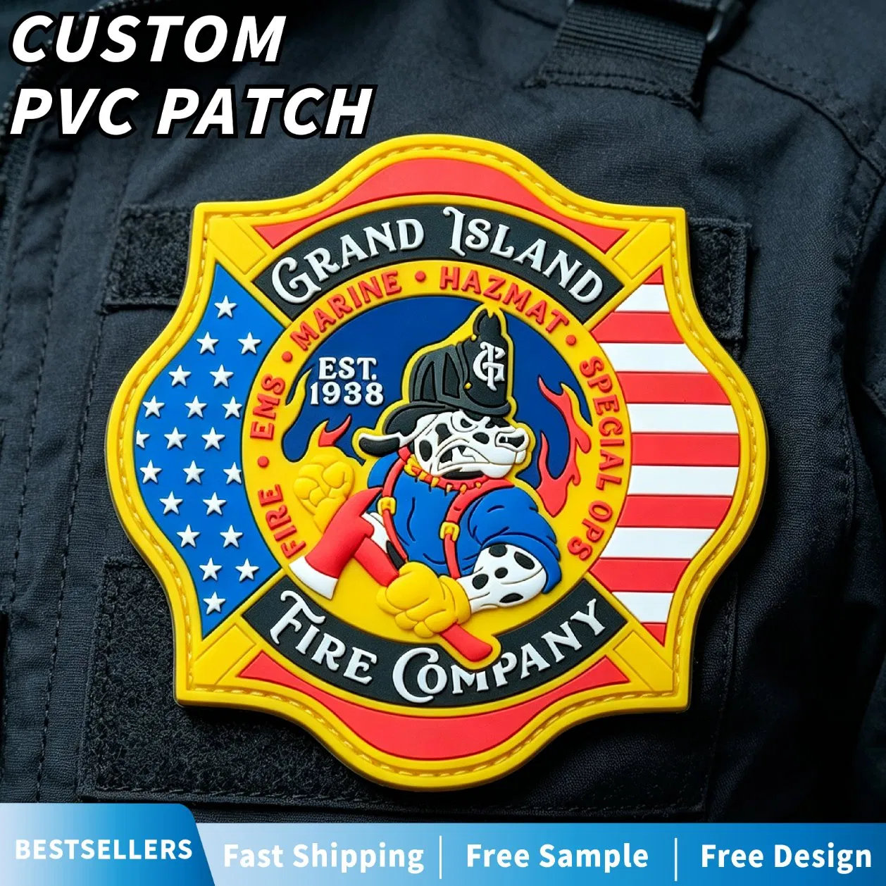 Fire Department PVC Patches