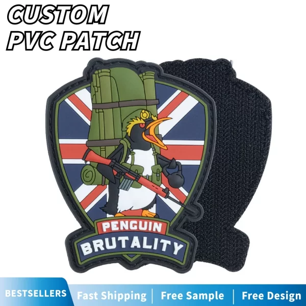 Navy PVC Patches Navy PVC Patches