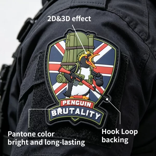 Navy PVC Patches Navy PVC Patches
