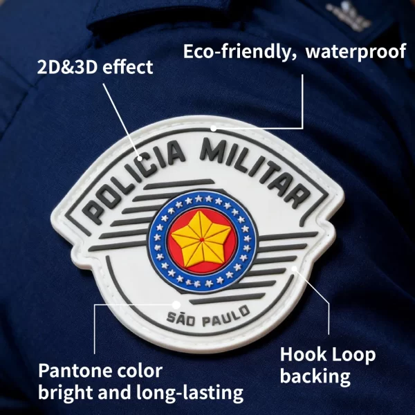 Police Department PVC Patches