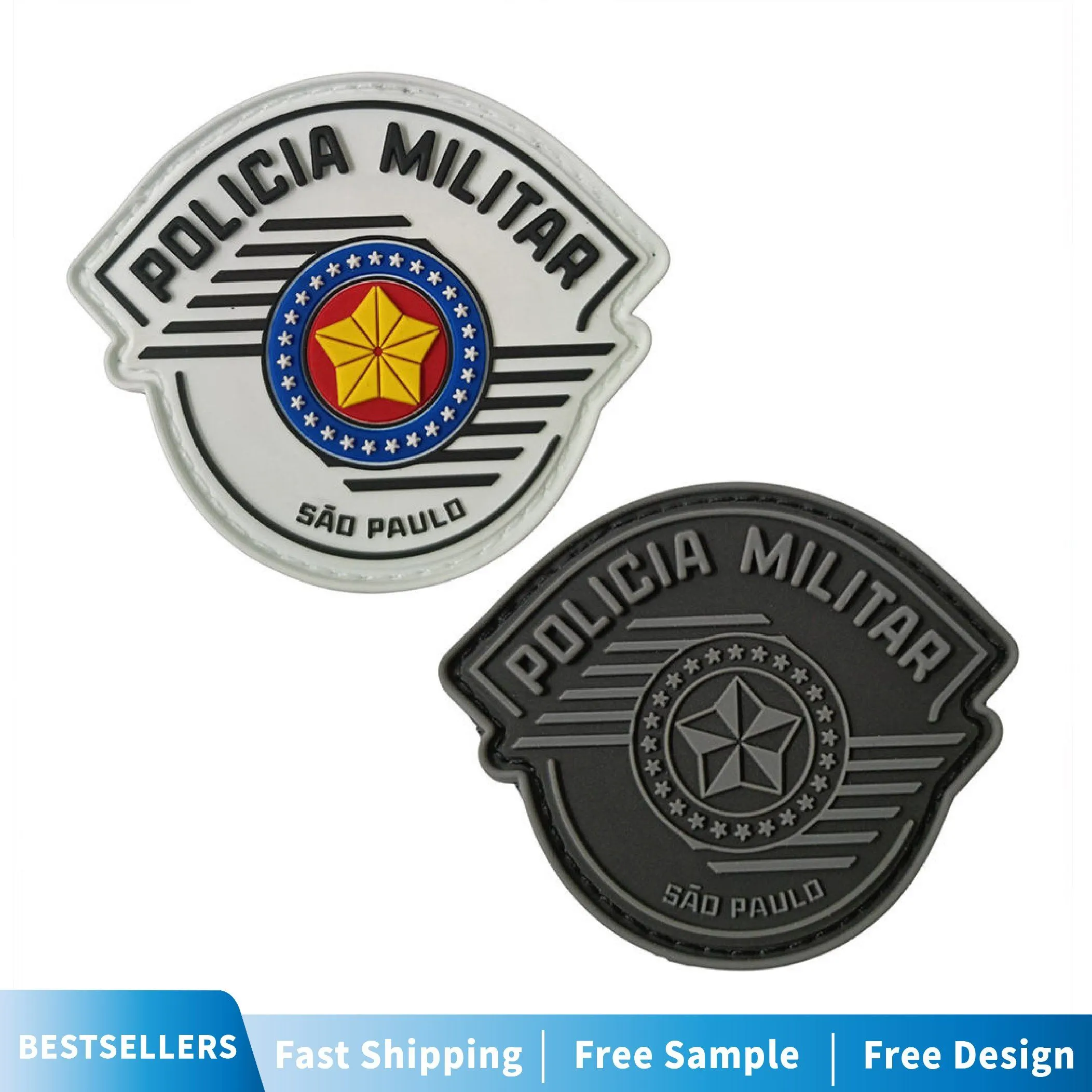 Police Department PVC Patches