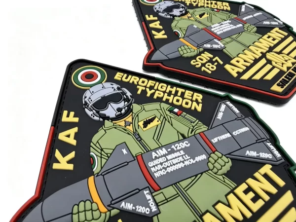 Custom Air Force PVC Patches
