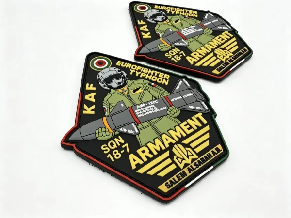 Custom Air Force PVC Patches
