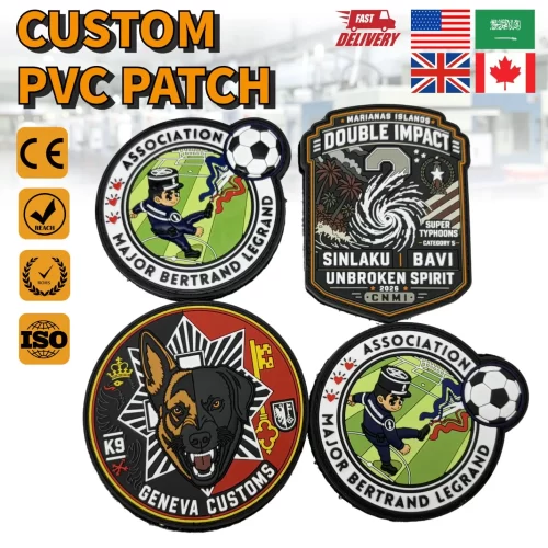 China-Factory-Custom-3D-PVC-Rubber-Patches-2D-Rubber-Badge-Customize Police - 039 Police Department PVC Patches