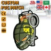 Custom-PVC-Velcro-Patches-3D-Embossed-Transfer-Printing-Rubber-Patch Army-064 -01 Custom PVC Velcro Patches 3D Embossed Transfer Printing Rubber Patch