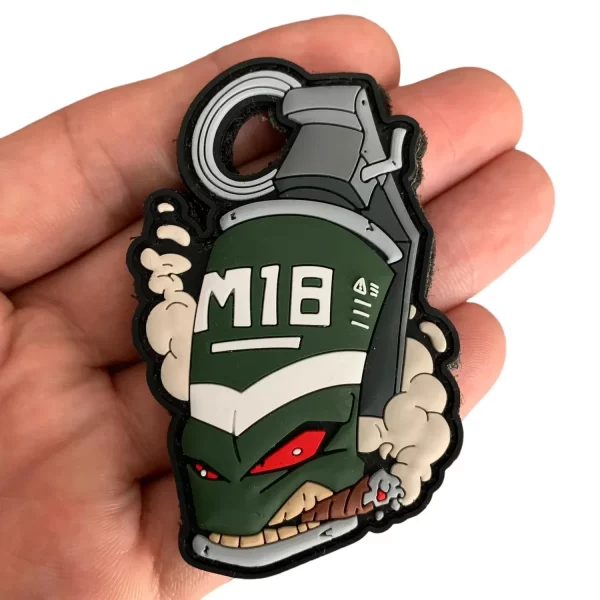 Custom-PVC-Velcro-Patches-3D-Embossed-Transfer-Printing-Rubber-Patch Army-064 -02 Custom PVC Velcro Patches 3D Embossed Transfer Printing Rubber Patch