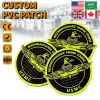 Factory Custom Logo PVC Patch Embossed 3D Badge Rubber Patches Design Logo