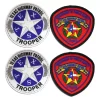 Factory-Custom-PVC-Patch-3D-Logo-Rubber-Patches-Sew-on-Backing-Badges Police - 033 -02 Factory Custom PVC Patch 3D Logo Rubber Patches Sew on Backing Badges