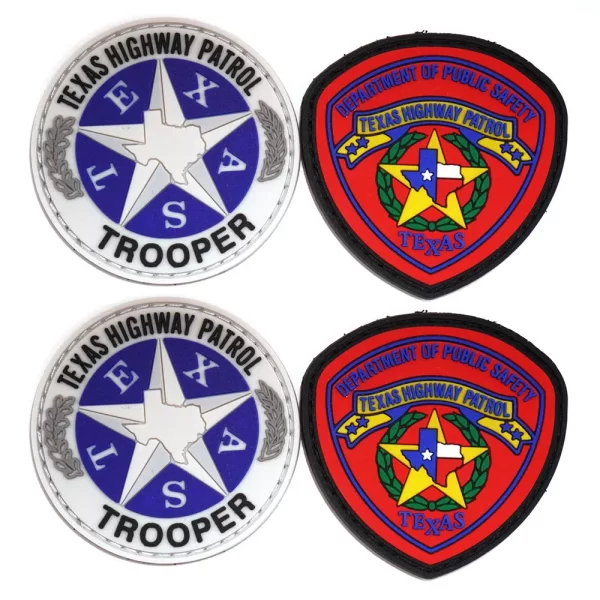 Factory-Custom-PVC-Patch-3D-Logo-Rubber-Patches-Sew-on-Backing-Badges Police - 033 -02 Factory Custom PVC Patch 3D Logo Rubber Patches Sew on Backing Badges