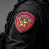 Factory-Custom-PVC-Patch-3D-Logo-Rubber-Patches-Sew-on-Backing-Badges Police - 033 -03 Factory Custom PVC Patch 3D Logo Rubber Patches Sew on Backing Badges