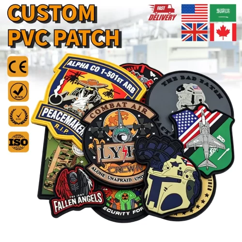 Factory-Hook-and-Loop-PVC-Patches-Custom-Logo-3D-PVC-Rubber-Patches Police - 040 Police Department PVC Patches