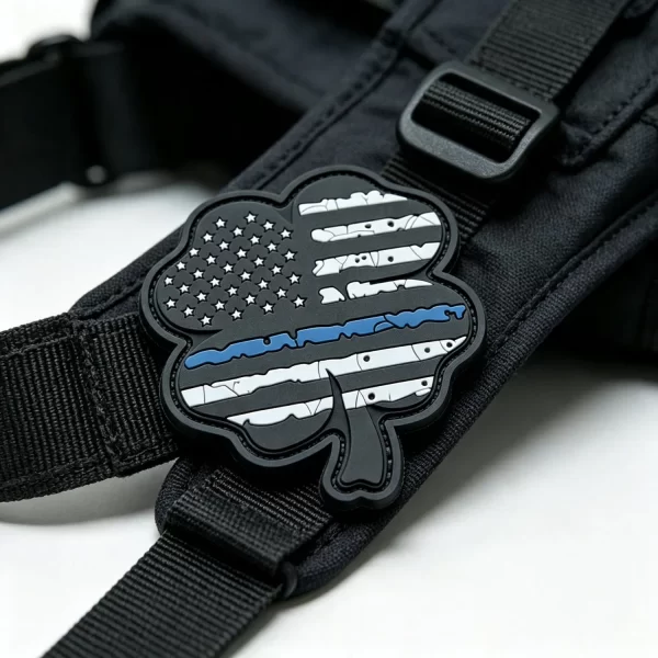 Factory-PVC-Patches-Custom-Logo-Flower-Shape-2D-3D-Velcro-Rubber-Patch Police - 035 -02 Factory PVC Patches Custom Logo Flower Shape 2D 3D Velcro Rubber Patch