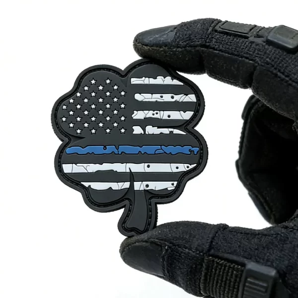Factory-PVC-Patches-Custom-Logo-Flower-Shape-2D-3D-Velcro-Rubber-Patch Police - 035 -03 Factory PVC Patches Custom Logo Flower Shape 2D 3D Velcro Rubber Patch