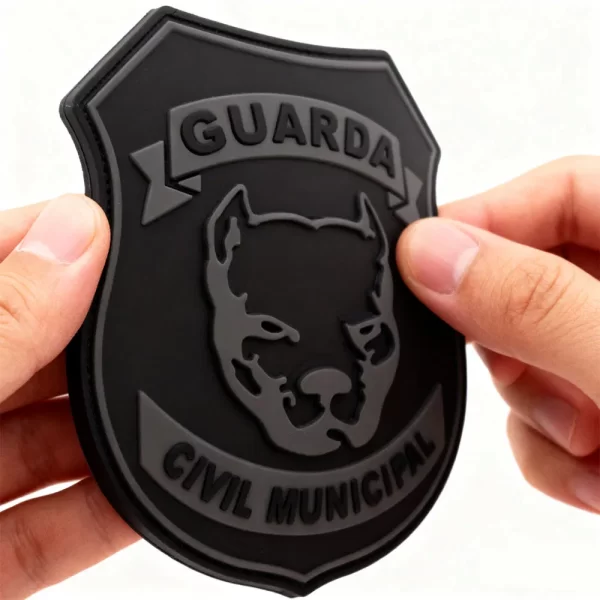 Factory-PVC-Patches-Custom-Logo-Heat-Press-2D-3D-Rubber-Velcro-Patch Police - 032 -02 Factory PVC Patches Custom Logo Heat Press 2D 3D Rubber Velcro Patch