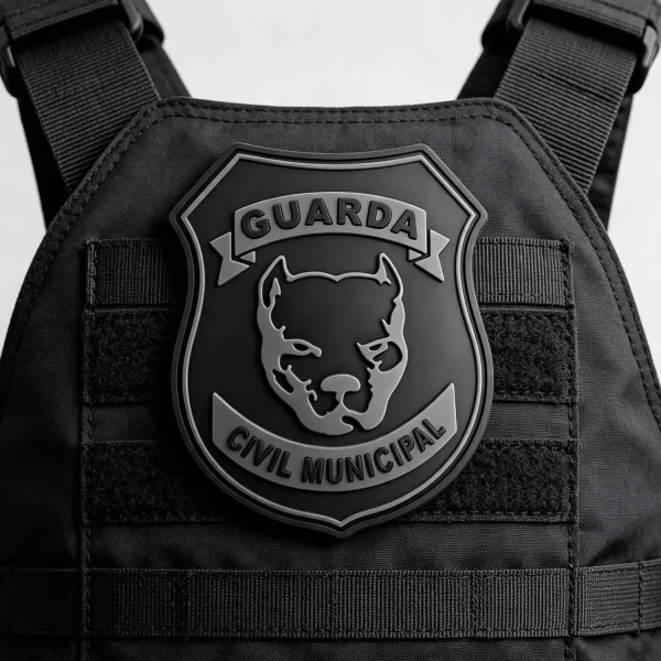 Factory-PVC-Patches-Custom-Logo-Heat-Press-2D-3D-Rubber-Velcro-Patch Police - 032 -03 Factory PVC Patches Custom Logo Heat Press 2D 3D Rubber Velcro Patch