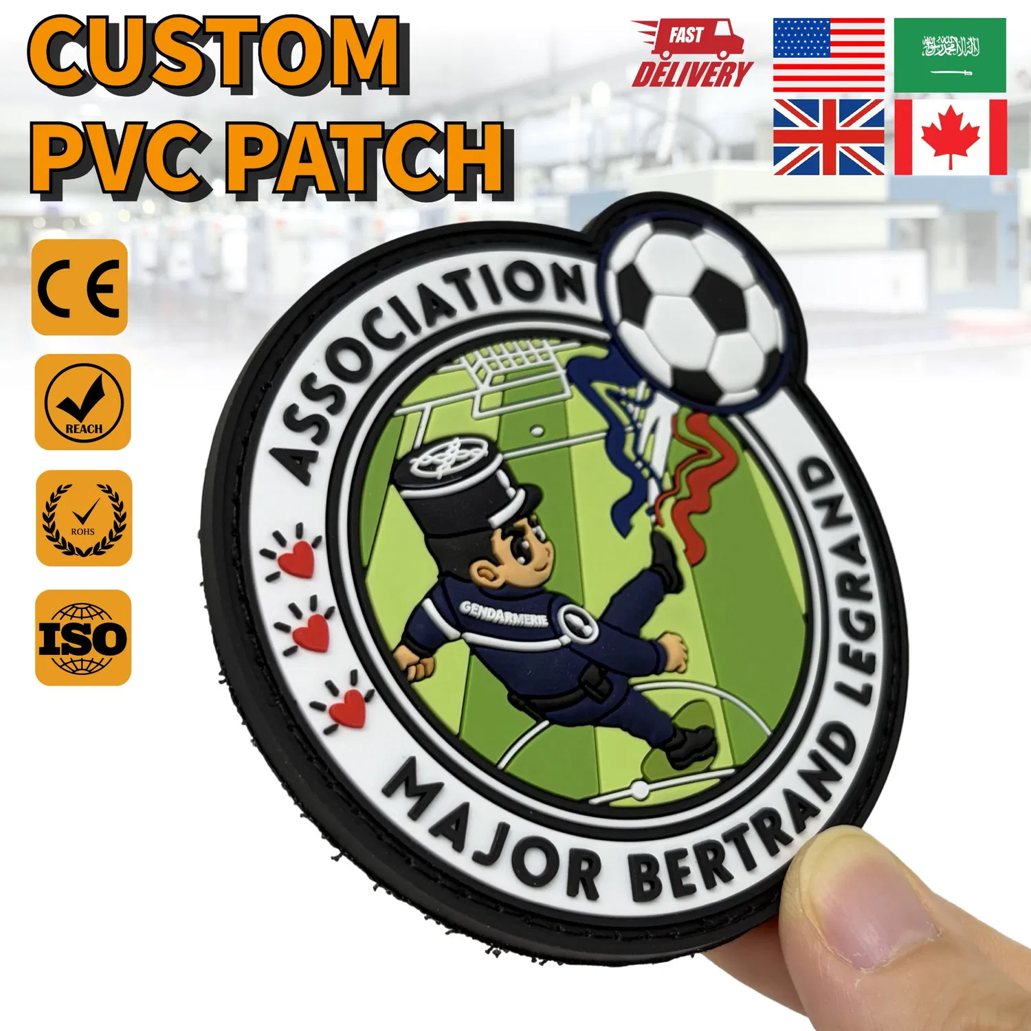 Police Department PVC Patches