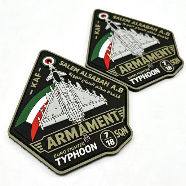 Custom Air Force PVC Patches