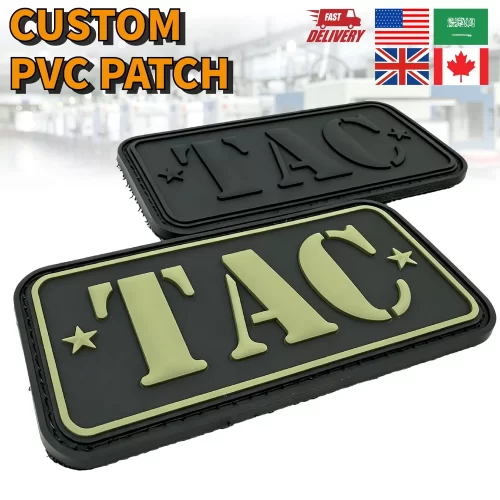Manufacturer-Custom-3D-PVC-Rubber-Patches-2D-Embossed-Rubber-Badge-Customize Rubber Name Tag - 008 -01 Custom Rubber Name Tags