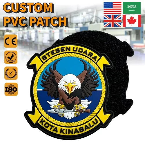 Personalized Custom PVC Patch Rubber Patches Custom Logo Sew on Badges
